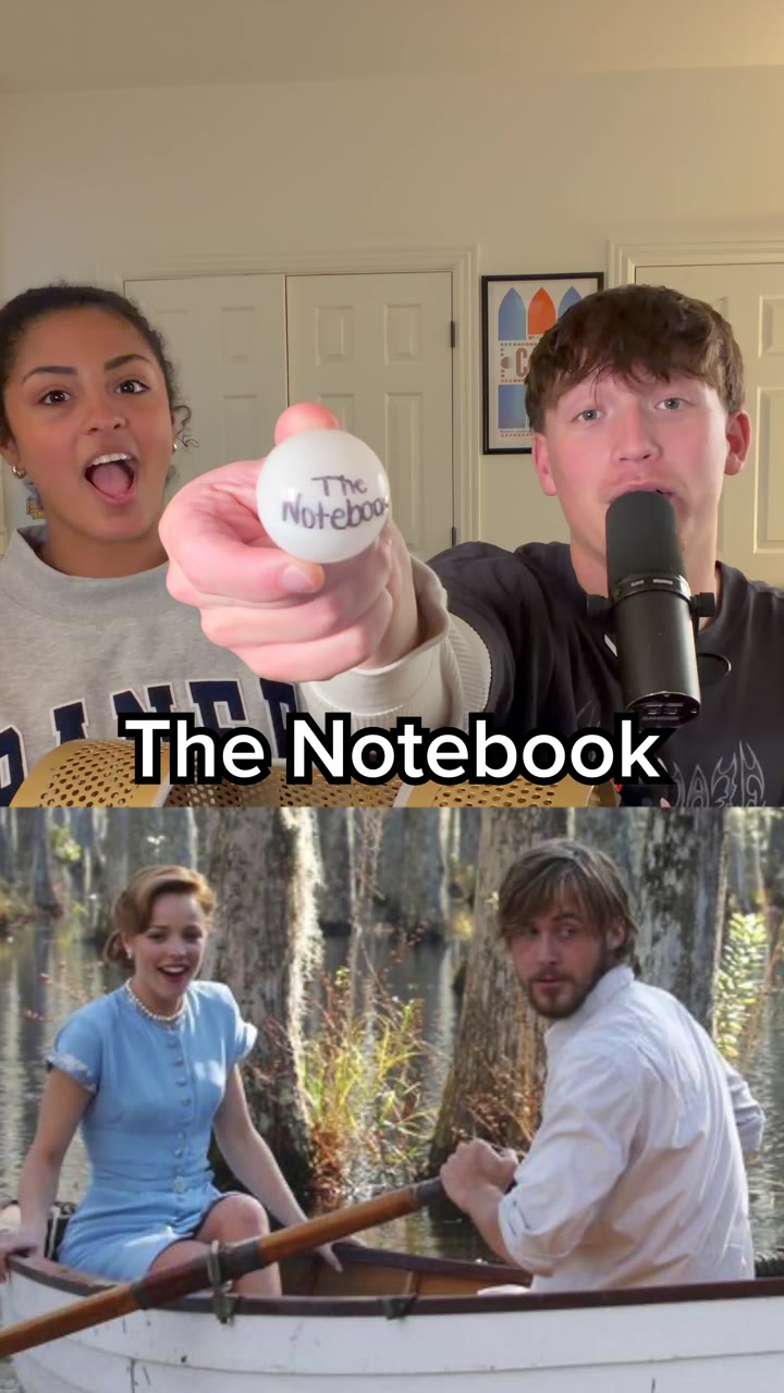 Episode title card: making a song for The Notebook